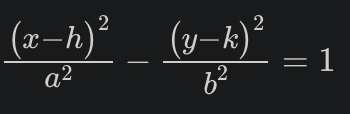 Hyperbola equation